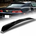 Eparts Black Abs Plastic Rear Windshield Window Roof Visor Spoiler Wing For 2010 2015 Chevy Camaro Do Not Fit Convertible 
