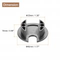 Uxcell 2pcs Cable Hole Cover 1-3 8 35mm Zinc Alloy Desk Wire Cord Grommet For Office Computer Organizer Red Bronze