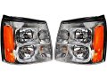 Halogen Headlight Assembly Set Of 2 For 2002 Cadillac Escalade Ext 