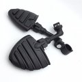 Smt-black Long Angled Adjustable Peg Mounting Kit U Shape Footrest Foot Pegs Compatible With V-star Roadstar Suzuki Boulevard