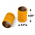 Scooby-doo Headshot Motorcycle Bicycle Bike Tire Rim Wheel Aluminum Valve Stem Caps
