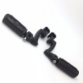 Smt-black Adjustable Highway Peg Mounting Kit Skull Zombie Footrest Compatible With V-star Roadstar Suzuki Boulevard Equipped 1