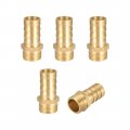Uxcell Brass Hose Barb Fitting Connector 14mm X G3 8 Male Pipe Adapter 5pcs