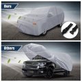 X Autohaux Suv Car Cover For Chevrolet Tahoe 4 Door 2007-2024 Outdoor Waterproof Sun Rain Dust Wind Snow Protection 190t Pu W