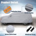 X Autohaux Suv Car Cover For Chevrolet Tahoe 4 Door 2007-2024 Outdoor Waterproof Sun Rain Dust Wind Snow Protection 190t Pu W