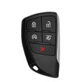 2 Pcs Silicone 5 Button Smart Key Fob Cover Case For Buick Envision 2021 2022 Chevrolet Suburban Tahoe And Gmc Yukon Black Pink 