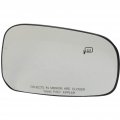 Nissan Frontier 2005-2018 Mirror Glass Passenger Side Heated W Backing Plate Convex Type Le Se Off-road Silver Edition Models 