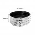 Uxcell Flexible Pipe Coupling 28 2mm Connector With Stainless Steel Hose Clamps Repair Clamp For Plastic And Metal Pipes