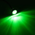 Tmh Pack Of 20 3 4 Inch Round Green Red Led Indicator Clearance Lamp Side Marker Light With Rubber For Trailer Truck Lorry 