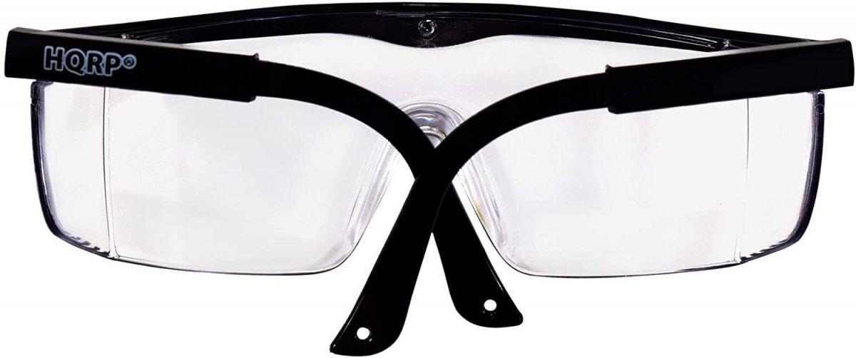 Hqrp Lightweight Safety Glasses Goggles For Construction Crew Laborers Machinists Carpenters Millwrights Plumbers Pipe Fitters