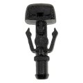 Windshield Washer Nozzle For Ford E 350 Super Duty And 450 2021 2022 2023 2024 Black Plastic 0 28 In Hose Port 3w7z17603aa 