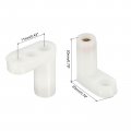 Uxcell 30 Pcs Circuit Board L Shape Insulated Pcb Spacer 20mm Standoffs Mounting Feet Supporting Height With Screws White