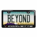 Chevrolet Corvette C8 In 3d Real Carbon Fiber Abs Plastic License Plate Frame