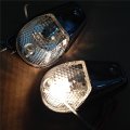 Hongk- Clear Flush Mount Motorcycle Turn Signals Blinker Light Compatible With Universal Sportbikes B01bw4pbn8