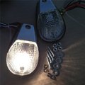 Hongk- Clear Flush Mount Motorcycle Turn Signals Blinker Light Compatible With Universal Sportbikes B01bw4pbn8