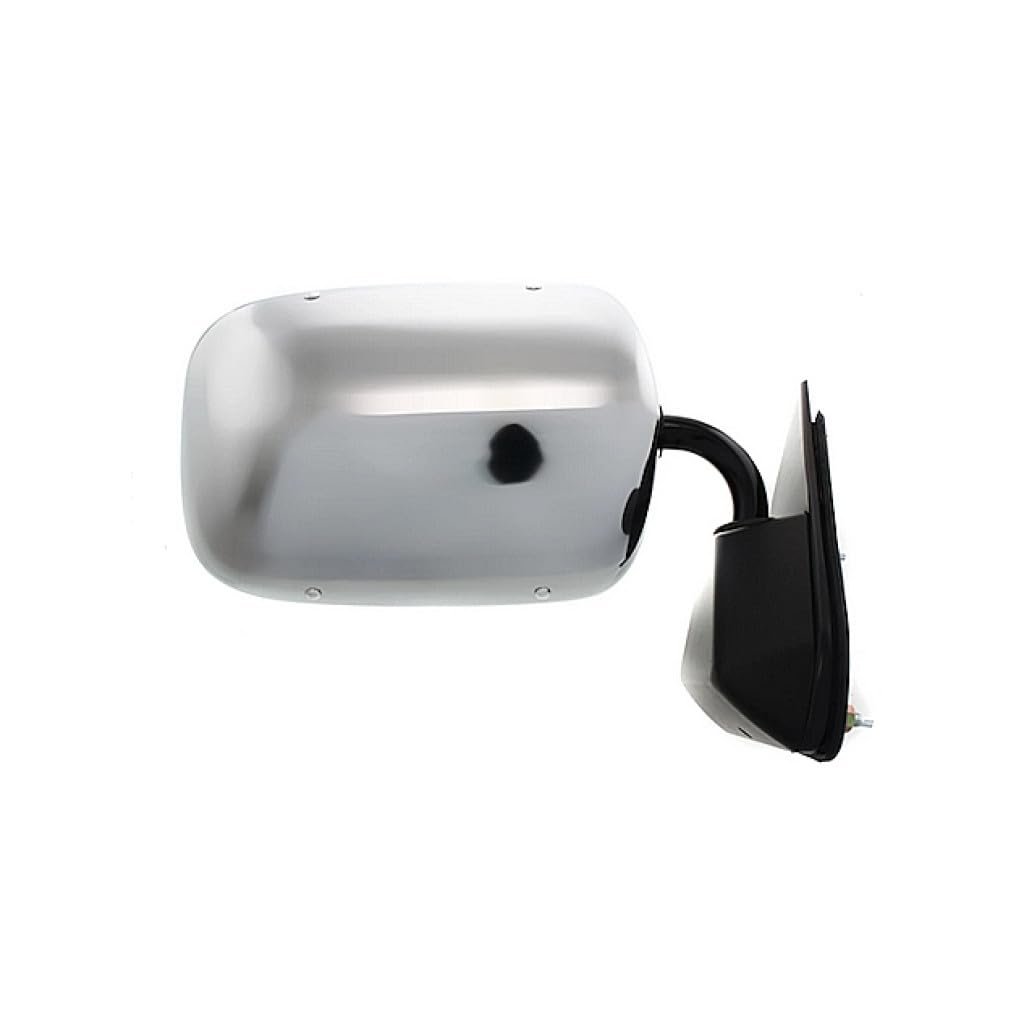 Passenger Side Door Mirror For Chevy C3500hd 1991 2000 Manual Foldaway Non Heated Full Size Polished Stainless Steel Replaces