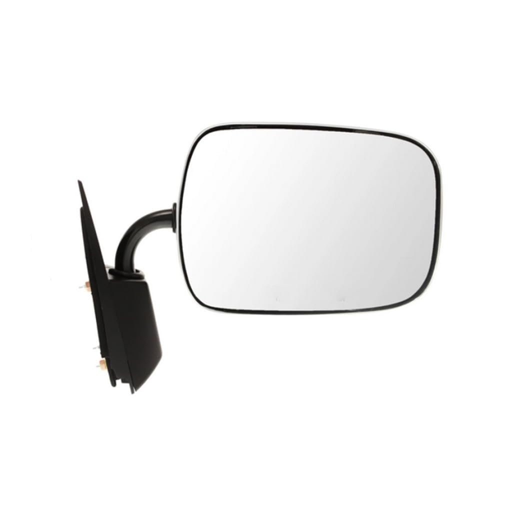 Passenger Side Door Mirror For Chevy C3500hd 1991 2000 Manual Foldaway Non Heated Full Size Polished Stainless Steel Replaces