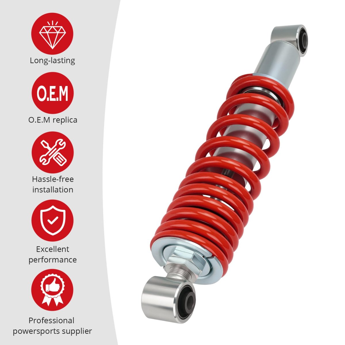 Rear Shock Absorber Red For Yamaha Blaster 200 Yfs200 1988-2006 O E M 2xj-22210-10-p1 2xj-22210-20-36