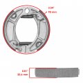 Caltric Rear Brake Shoes Compatible With Honda Crf100f 2004-2009 2011 2012 2013