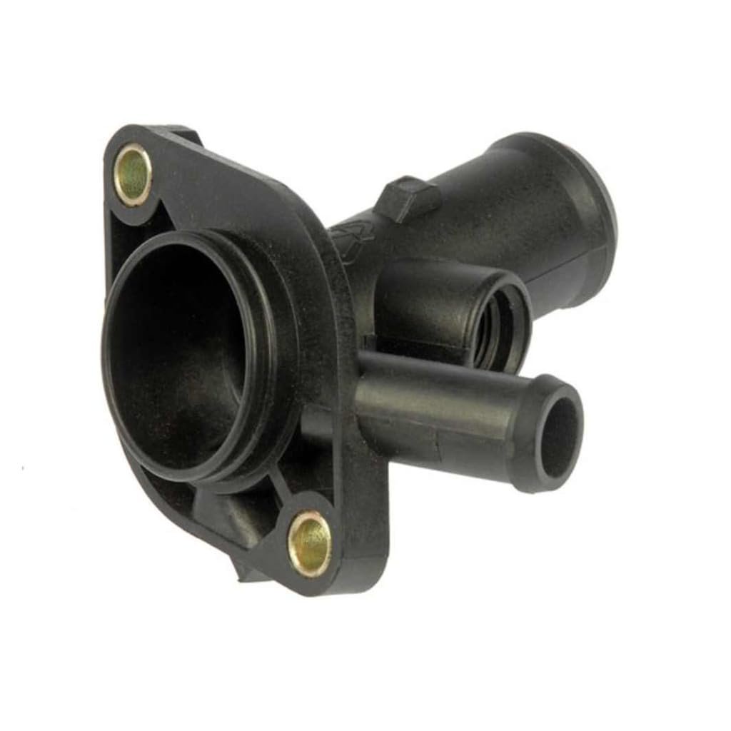 Engine Coolant Water Outlet For Oldsmobile Alero 1999 2000 2001 Plastic Black 2 Bolt Holes 75 Degrees Neck Angle 1 302 In