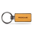Nissan Rogue Laser Engraved Maple Wood Gunmetal Frame Case Key Chain
