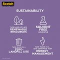 Scotch 2080el-24e Scotchblue Delicate Surfaces Painters Tape 0 94 Width X 60 Yd Purple