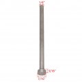 Bettomshin 1 4 Dia Round Tip Steel Straight Ejector Pin Punch Inch Long Silver Gray 5pcs