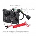 Kimiss Outboard Dual Engine Double Key Switch Assembly For 12v Twin Control Yacht 6k1-82570-08-00