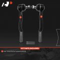 A-premium 2 X Front Inner Tie Rod Ends Compatible With Toyota 4runner 1986-1991 Pickup 4wd Only