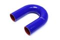 Htsec180-300-blue High Temp 3 In Id 4 Ply Reinforced Silicone 180 Degrees U Bend Elbow Coupler Hose Blue 