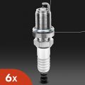 A-premium Set Of 6 Ignition Coil Pack And Iridium Spark Plugs Compatible With Toyota Camry 2005-2006 Sienna 2004-2006