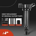 A-premium Set Of 6 Ignition Coil Pack And Iridium Spark Plugs Compatible With Toyota Camry 2005-2006 Sienna 2004-2006
