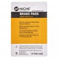 Niche Brake Pad Set For Husqvarna Wr 125 250 Bmw F800s F650 F800gs F650gs F700gs Triumph Front Rear Semi-metallic 2 Pack