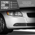 Front Bumper Fog Light Grille Cover Lh Rh For Volvo S40 V50 S50 2008 2009 2010 2011 2012 Black 30744919 30744920
