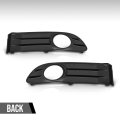 Front Bumper Fog Light Grille Cover Lh Rh For Volvo S40 V50 S50 2008 2009 2010 2011 2012 Black 30744919 30744920