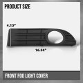 Front Bumper Fog Light Grille Cover Lh Rh For Volvo S40 V50 S50 2008 2009 2010 2011 2012 Black 30744919 30744920
