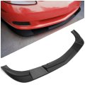 Hecasa 3pcs Front Bumper Lip For 2005-2013 Chevy Chevrolet Corvette C6 Base Models 