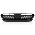 Front Bumper Upper Grille For Subaru Wrx Wrx Sti 2015-2017 Black Honeycomb Style 91121va060 