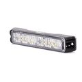 Abrams Sae Class-1 Flex Blue White 36w 12 Led Volunteer Firefighter Pov Vehicle Truck Grille Light Head Surface Mount Strobe 