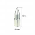 Uxcell 1 8 Inches Npt Grease Fitting Standard Sharp Type Nozzle Zinc Plated Silver Tone 2pcs