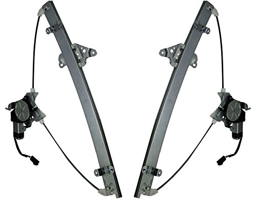 Power Window Regulators W Motor Front Pair Set Left Lh Rh For Nissan Quest