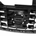 Ni1200248 Factory Style Front Bumper Grill Grille Assembly With Chrome Frame Compatible Nissan Sentra 2008-2009 Painted Black
