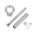Uxcell M6 X 50 Expansion Eyebolt Eye Nut Screw With Ring 304 Stainless Steel Anchor Raw Bolts 1 Pcs