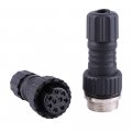 9 Pin Connector Male And Female Gx16 Even Joint Waterproof Aviation Plug