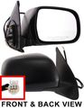 Mirror Compatible For 2005-2011 Toyota Tacoma Right Passenger Power Glass Textured Black 