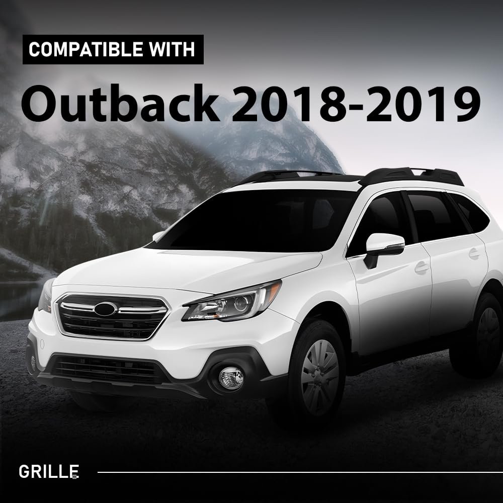 Front Lower Grille Intake Cover For Subaru Outback 2018 2019 Black Polypropylene Radiator Cooling Vent Part Number 57731al49a