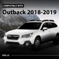 Front Lower Grille Intake Cover For Subaru Outback 2018 2019 Black Polypropylene Radiator Cooling Vent Part Number 57731al49a