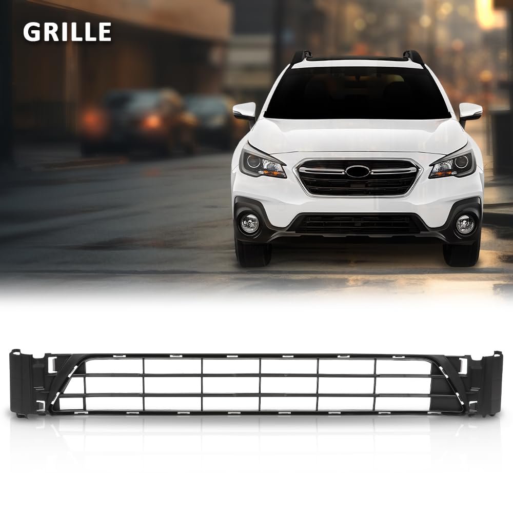 Front Lower Grille Intake Cover For Subaru Outback 2018 2019 Black Polypropylene Radiator Cooling Vent Part Number 57731al49a