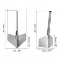 Uxcell Inside And Outside Corner Trowels 2 7 Inch Stainless Steel Drywall Shaping Tool 2sets