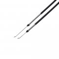 Partman Gy20948 Replace Fit For John Deere Throttle Choke Cable Gy20772 Twin Control Handles Jd Model 125 135 145 155c 190c